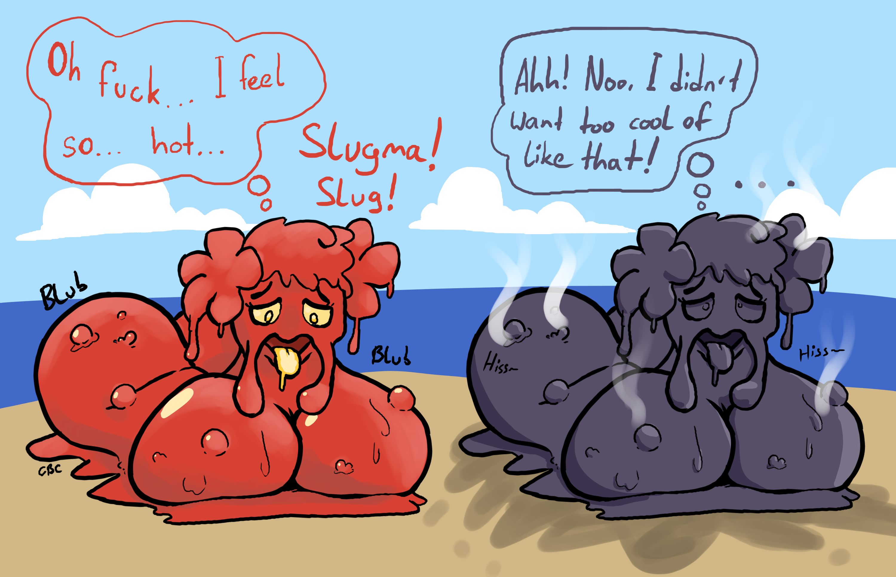 Phoebe Slugma TF / Petrification